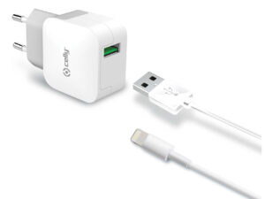 Cargador Pared CELLY USB-A Cable Lightning