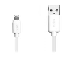 Cable SBS Usb - Lightning 1m Blanco