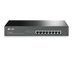 Switch TP-Link 8xRJ45 GbE PoE+ Rack