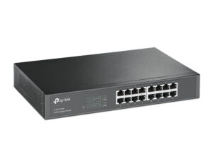 Switch TP-Link 16xRJ45 GbE Rack Negro