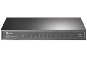 Switch TP-Link 9xRJ45 GbE 1xSFP PoE Gris