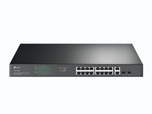Switch TP-Link 18xRJ45 2xSFP PoE+ Negro