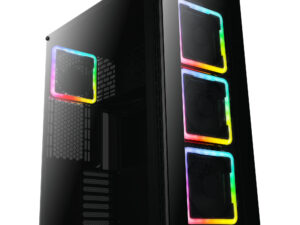 Caja Gaming AEROCOOL Full Tower RGB ATX Negra