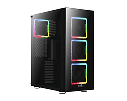Caja Gaming AEROCOOL Full Tower RGB ATX Negra
