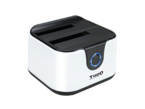 Docking TooQ USB 3.0/3.1 2.5"/3.5" Blanco