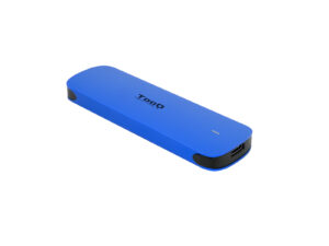 Caja TooQ SSD M.2/NVMe/PCIe USB-C 3.1 Azul