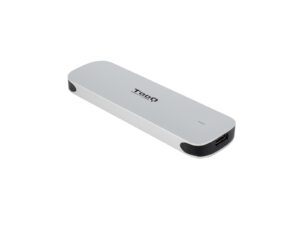 Caja TooQ SSD M.2 NVMe SATA USB-C 3.0 Plata