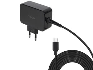 Cargador TooQ USB-C PD 45W Negro