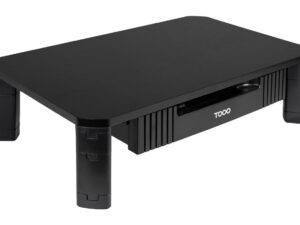 Soporte Elevador TooQ Monitor con Cajón Negro