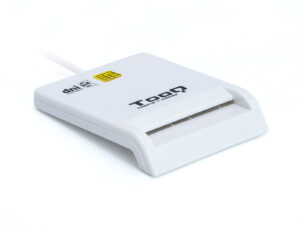 Lector Tarjetas TooQ USB-A 2.0 DNIe Blanco