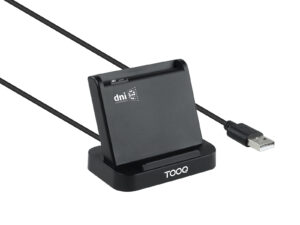 Lector Tarjetas TooQ DNIe USB 2.0 Negro
