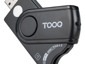 Lector TooQ DNIe TF/SD USB-A 2.0 Negro