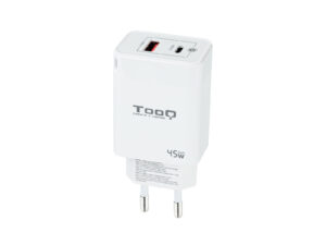 Cargador de Pared TooQ 45W USB-A/C
