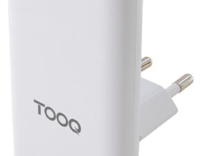 Cargador de Viaje TooQ GaN USB-A/USB-C PD/QC 65W Blanco
