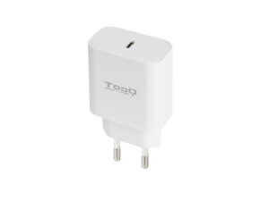 Cargador Pared TooQ USB-C 20W Blanco