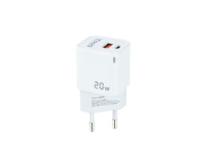 Cargador Pared TOOQ 20W USB-A/C Blanco