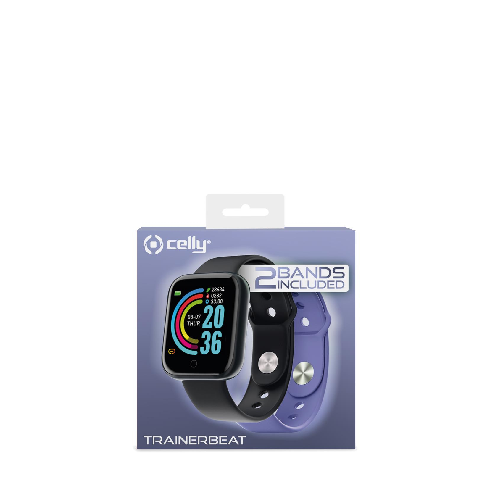 Smartwatch CELLY 1.44" BT Negro/Violeta Smartwatch CELLY 1.44" BT Negro/Violeta