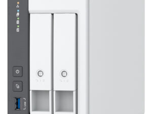 NAS QNAP 2 Bahías 4Gb USB-A RJ45 Blanco