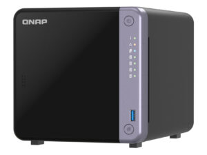 Caja NAS QNAP AL524 4C 4Gb 4 Bahias Negra