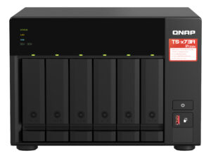 NAS QNAP 8Gb M.2 SATA2/3 6 Bahías Negro
