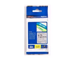 Cinta BROTHER 12mm 8m Negro sobre Plata Cinta BROTHER 12mm 8m Negro sobre Plata