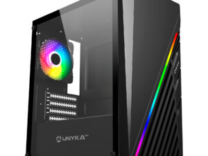 Caja UNYKA Mini Glayze ARGB mATX Negra