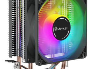 Ventilador UNYKA UNYCOOL H20 ARGB 90mm Gris