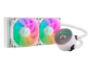 Ref. Líq. UNYKA AquaStorm RGB 240mm Blanca