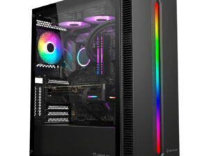 Caja Unyka Armor Lumina ARGB USB ATX Negra