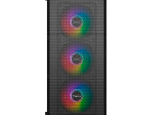 Caja UNYKA Mir 100 ARGB USB-A ATX Negra