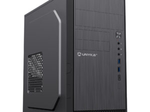 Caja UNYKA Aero C12 V2 USB-A/C mATX Negra