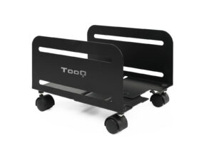 Soporte TooQ CPU Suelo con Ruedas Negro