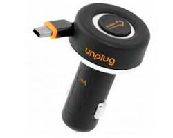 Cargador WOXTER de Coche Retráctil 1A