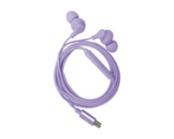 Auriculares CELLY Earphones USB-C Morado