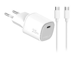 Cargador CELLY USB-C 25W + Cable