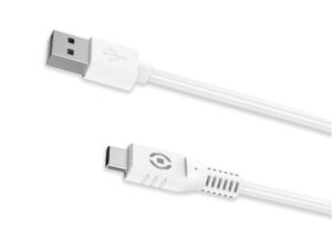Cable CELLY USB-A a USB-C 1m Blanco