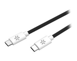Cable CELLY USB-C a USB-C Negro/Blanco