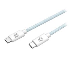 Cable CELLY USB-C a USB-C Azul/Blanco