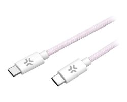 Cable CELLY USB-C a USB-C 1.5m Rosa