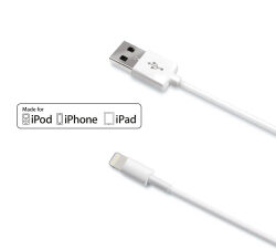 Cable CELLY Lightning 1m Blanco