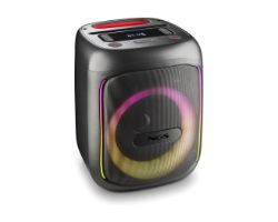 Altavoz NGS LED 80W TWS BT/USB/Aux Negro