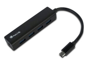 Hub NGS USB-C a 4xUSB-A 3.0 Negro