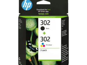 Tinta HP 302 Pack Tricolor/Negro 4ml/3.5ml