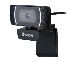 WebCam NGS FHD USB 2.0 Micrófono Negra WebCam NGS FHD USB 2.0 Micrófono Negra