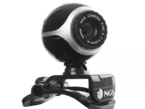 WebCam NGS FHD Micrófono USB Negra/Plata