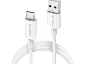 Cable NGS USB-A/M a USB-C/M 1m Blanco