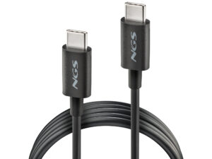 Cable NGS USB-C a USB-C 60W 1m Negro Cable NGS USB-C a USB-C 60W 1m Negro