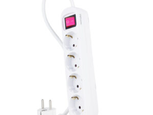 Regleta Nanocable 4xSchuko Interruptor