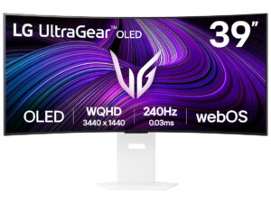 Monitor LG 39" OLED WQHD 240Hz Curvo Blanco