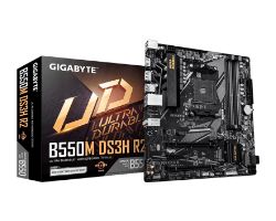 GIGABYTE B550M DS3H R2:(AM4) 4DDR4 HDMI DVI mATX